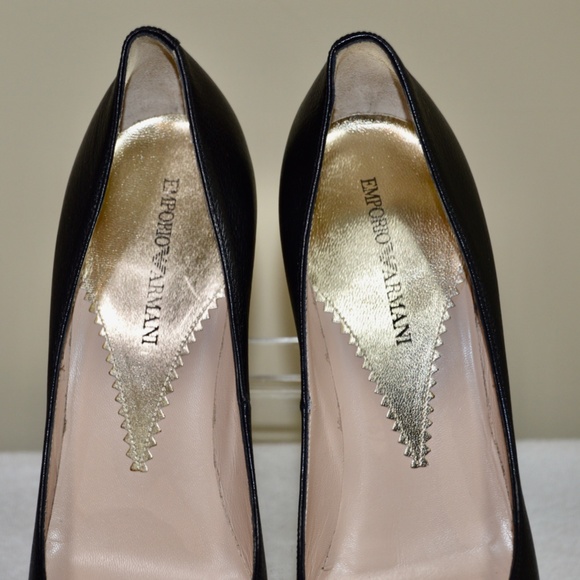 Black Round Toe Hidden Platform Pumps Made in Italy 🇮🇹 - Picture 9 of 13